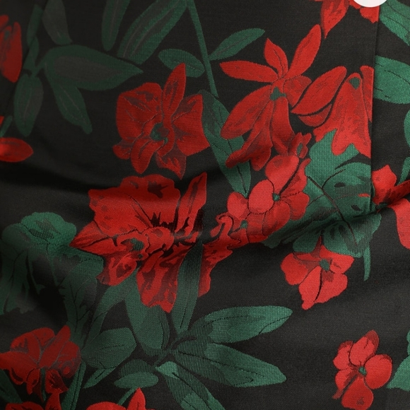 Floral Jacquard Mini Dress - Picture 3 of 9